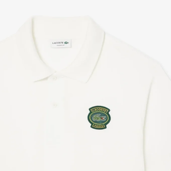 Polo clásico para hombre con insignia Petit Piqué