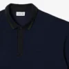 Polo con cuello piqué a rayas – Tallas grandes – Altura extra