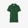 Polo de algodón acanalado L.12.D de corte entallado para mujer