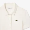 Polo de algodón acanalado L.12.D de corte entallado para mujer