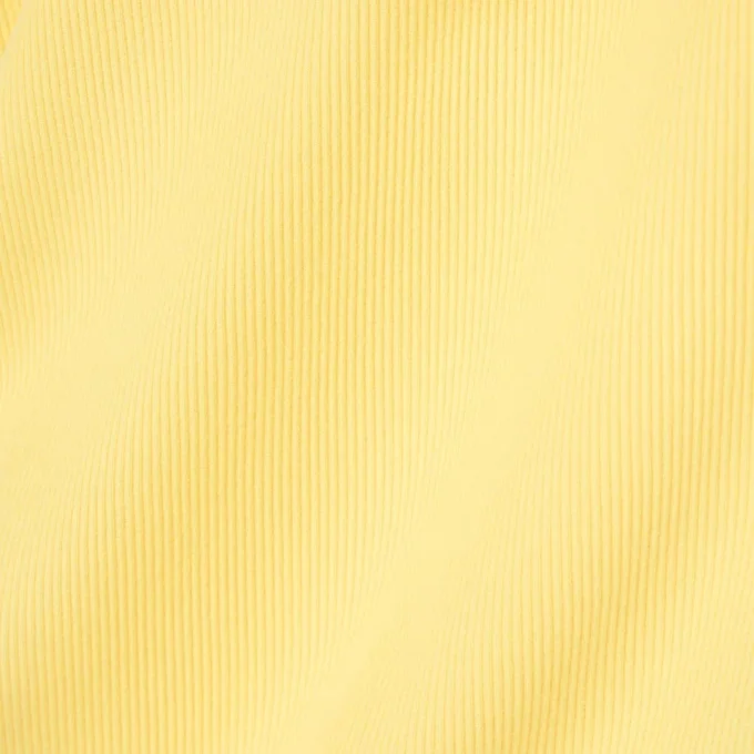 Polo de algodón acanalado L.12.D de corte entallado para mujer