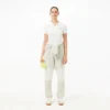 Polo de algodón elástico L.12.12 de corte entallado para mujer