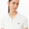 Polo de algodón elástico L.12.12 de corte entallado para mujer