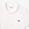 Polo de algodón elástico L.12.12 de corte entallado para mujer