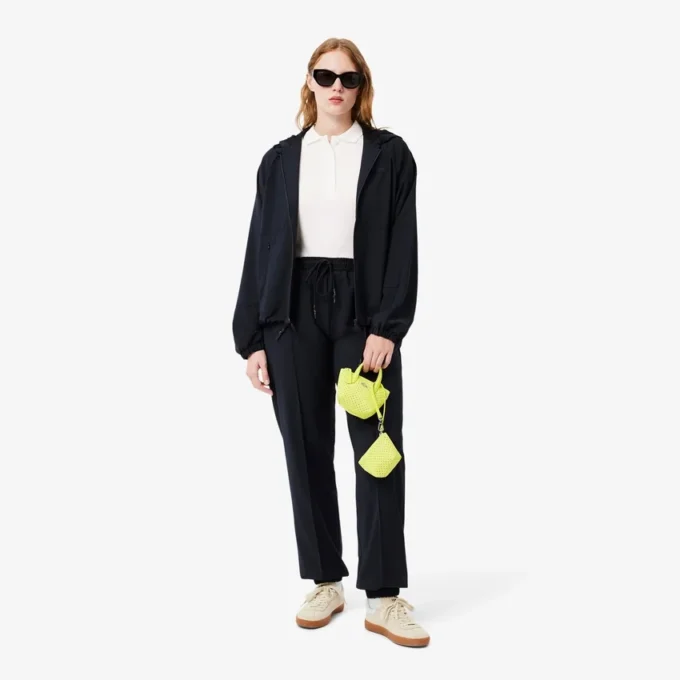 Polo de algodón elástico L.12.12 de corte entallado para mujer
