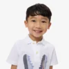 Polo de algodón estampado