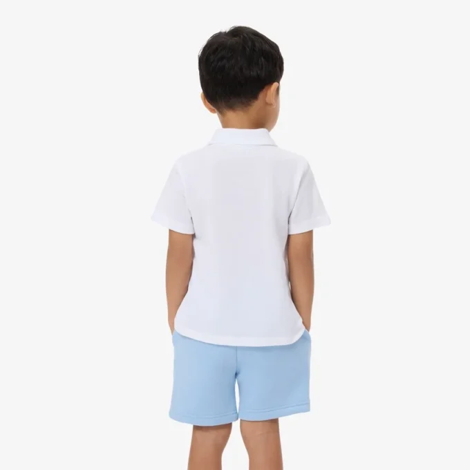 Polo de algodón estampado