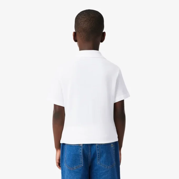 Polo de algodón estampado