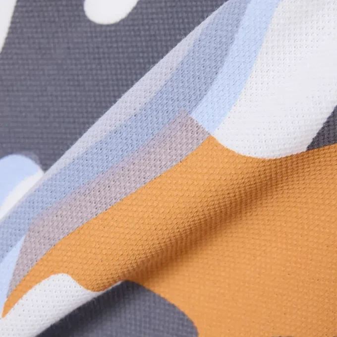 Polo de algodón estampado