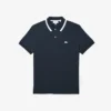 Polo de algodón flexible de corte regular para hombre