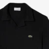 Polo de algodón y lino de corte clásico