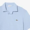 Polo de algodón y lino de corte clásico