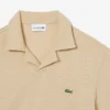 Polo de algodón y lino de corte clásico