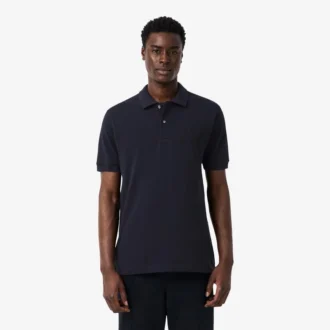 Polo de corte clásico con detalle bordado y tejido Petit Piqué