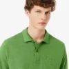 Polo de corte clásico con detalle bordado y tejido Petit Piqué