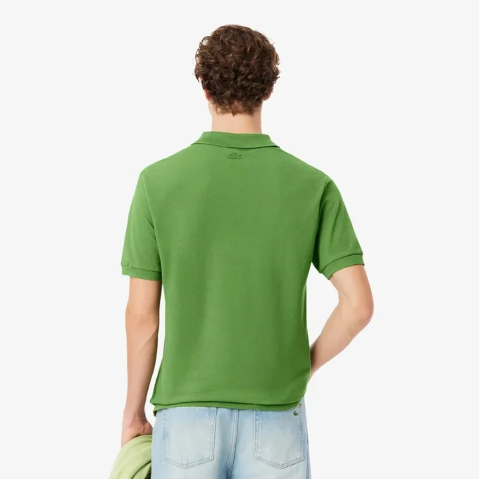 Polo de corte clásico con detalle bordado y tejido Petit Piqué