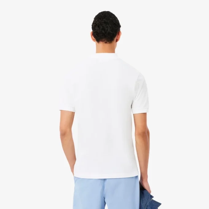 Polo de corte clásico con detalle bordado y tejido Petit Piqué