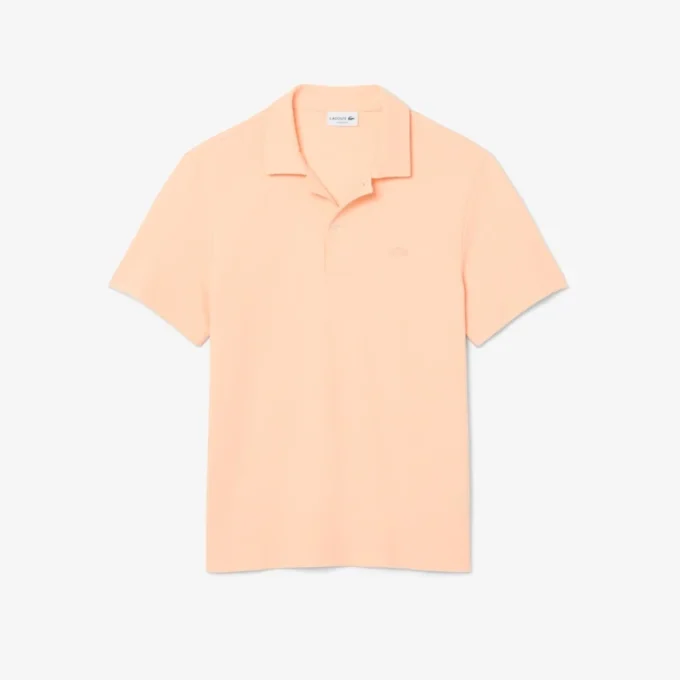 Polo de corte clásico con textura