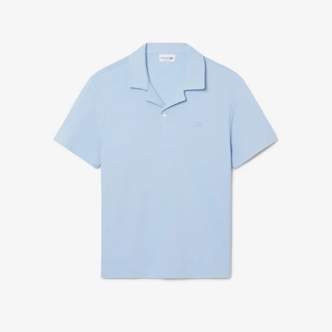 Polo de corte clásico con textura
