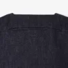 Polo de denim de corte holgado de pasarela