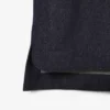 Polo de denim de corte holgado de pasarela
