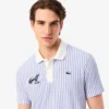 Polo de golf a rayas termorregulador para hombre