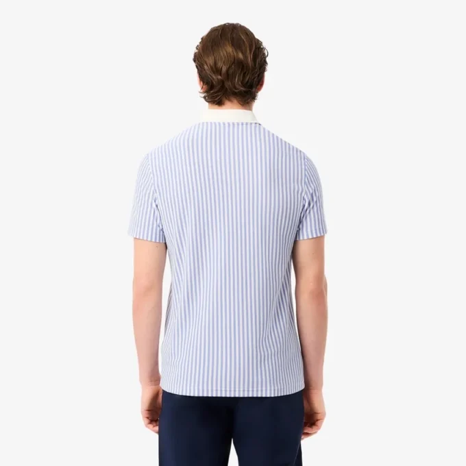 Polo de golf a rayas termorregulador para hombre
