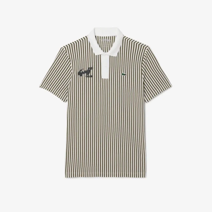 Polo de golf a rayas termorregulador para hombre