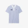 Polo de golf a rayas termorregulador para hombre