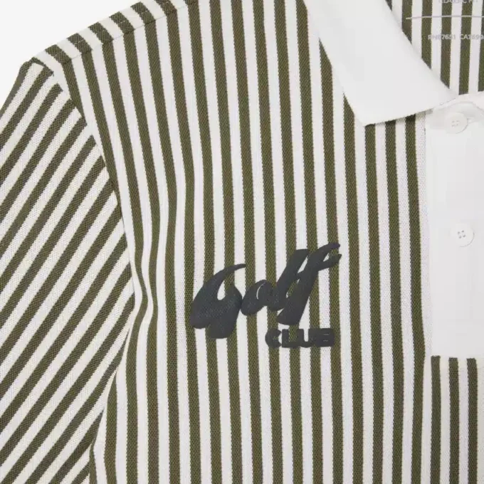 Polo de golf a rayas termorregulador para hombre