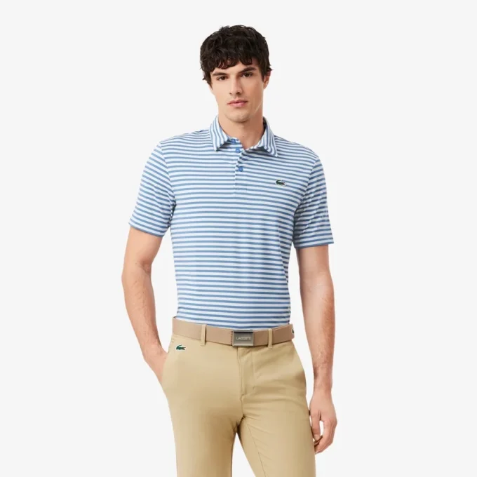Polo de golf a rayas Ultra Dry de corte regular