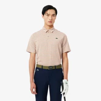 Polo de golf a rayas Ultra Dry de corte regular