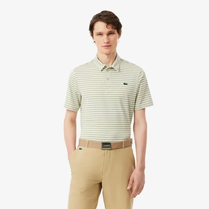 Polo de golf a rayas Ultra Dry de corte regular