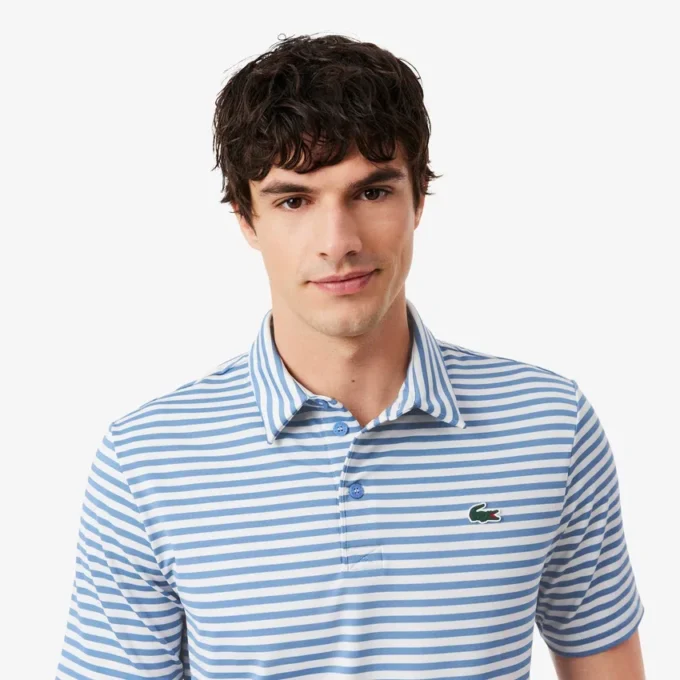 Polo de golf a rayas Ultra Dry de corte regular
