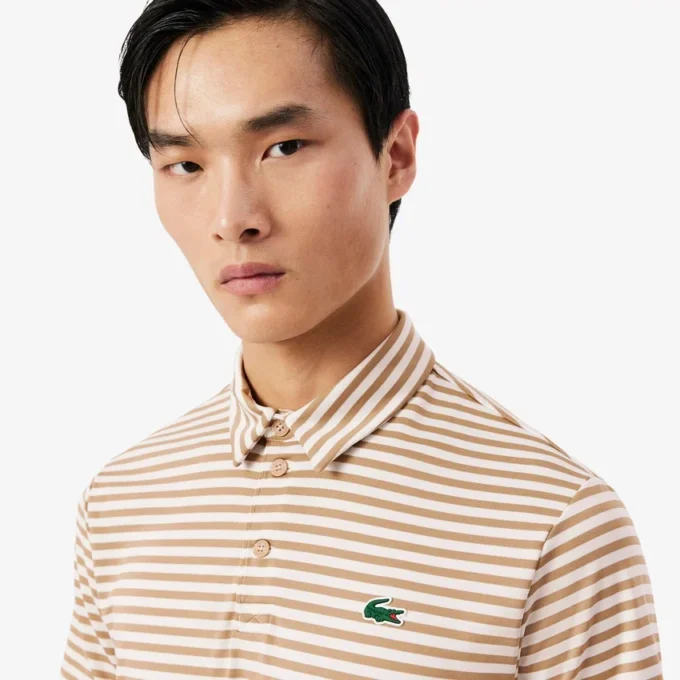 Polo de golf a rayas Ultra Dry de corte regular