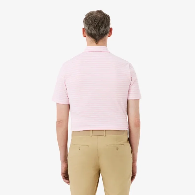 Polo de golf a rayas Ultra Dry de corte regular