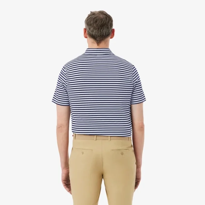 Polo de golf a rayas Ultra Dry de corte regular
