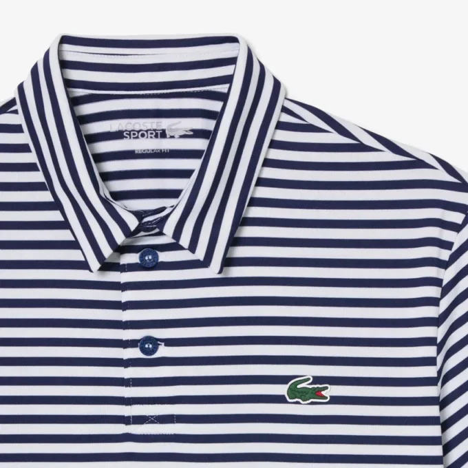 Polo de golf a rayas Ultra Dry de corte regular