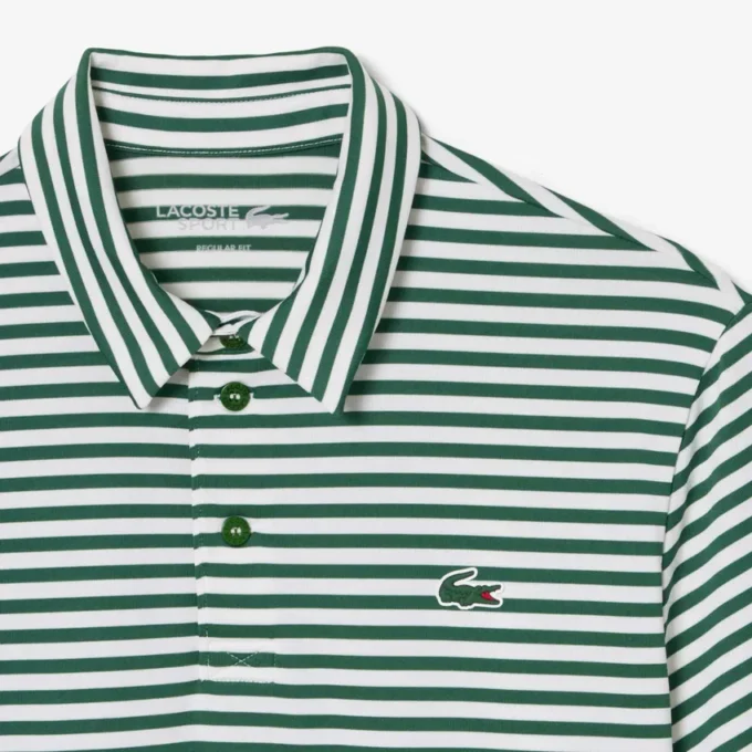 Polo de golf a rayas Ultra Dry de corte regular