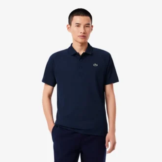 Polo de golf con protección UV de corte regular para hombre