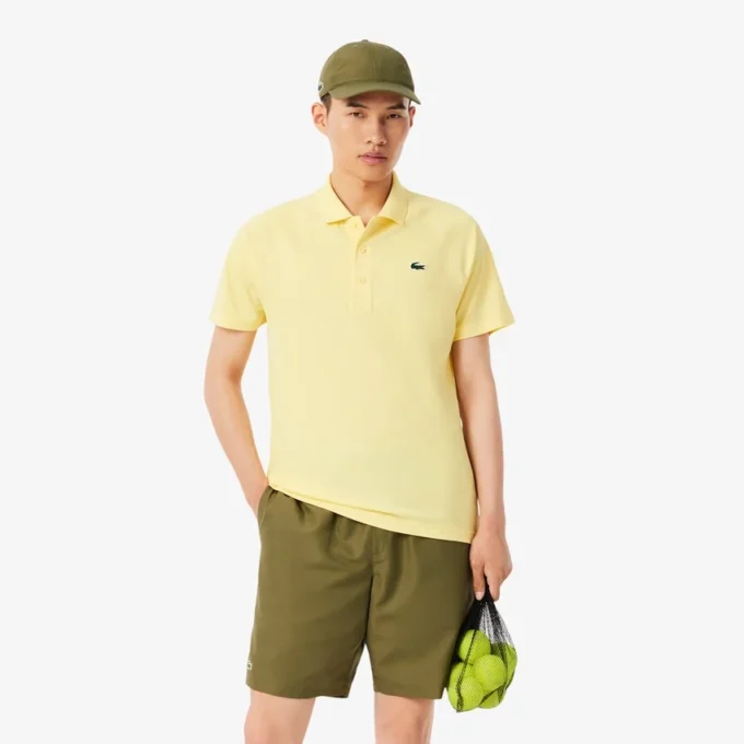 Polo de golf con protección UV de corte regular para hombre