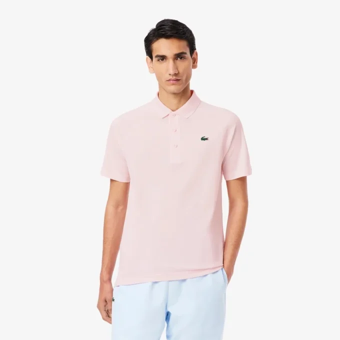 Polo de golf con protección UV de corte regular para hombre