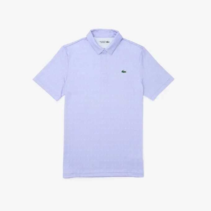 Polo de golf con protección UV de corte regular para hombre