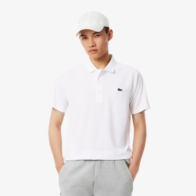 Polo de golf con protección UV de corte regular para hombre