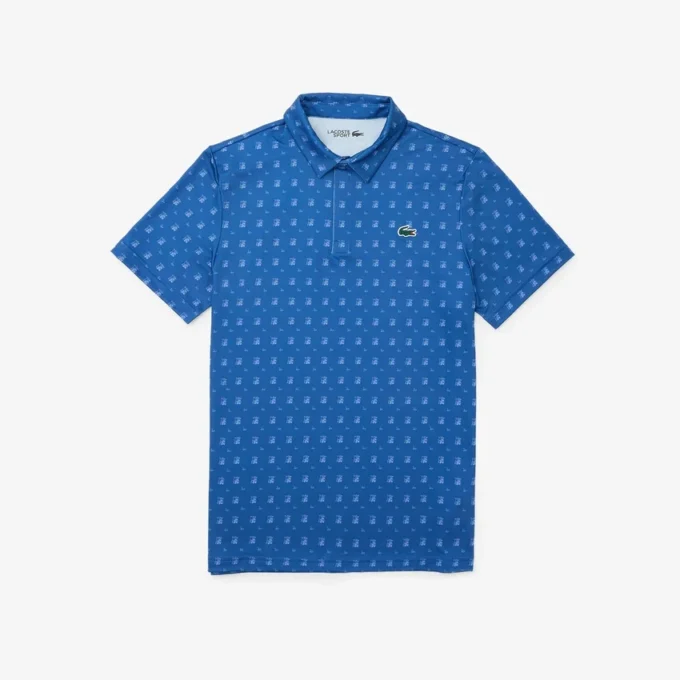 Polo de golf con protección UV de corte regular para hombre