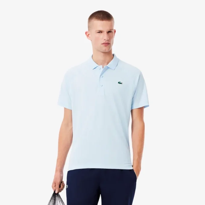 Polo de golf con protección UV de corte regular para hombre