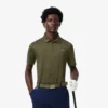 Polo de golf con protección UV de corte regular para hombre