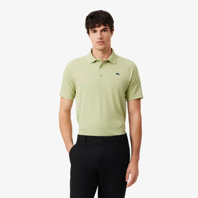 Polo de golf con protección UV de corte regular para hombre