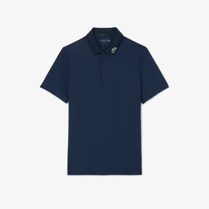 Polo de golf con protección UV de corte regular para hombre