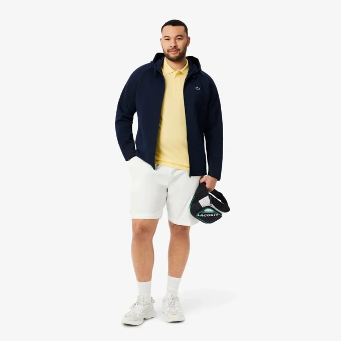 Polo de golf con protección UV de corte regular para hombre